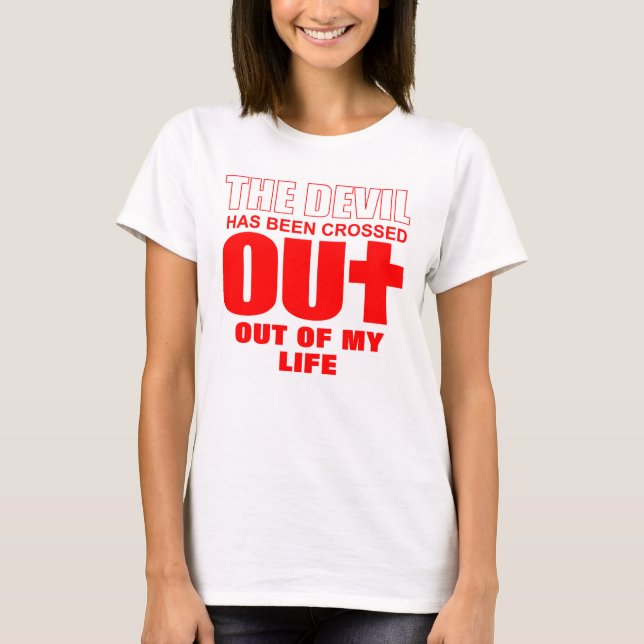 T-shirt cute Born again Christian  (Devant)