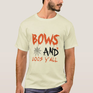 T-shirt Cute Bows Boos Y'all Halloween