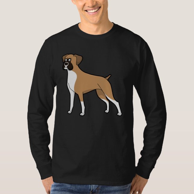 T-shirt Cute Boxer Dog  Dog (Devant)