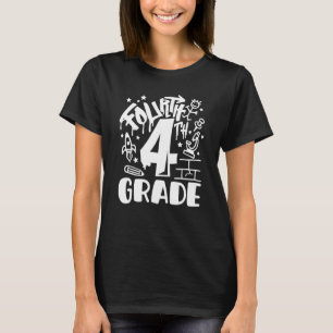 T-shirt Cute Boys Kid 4th Grade Équipe d'équipe de 4e clas