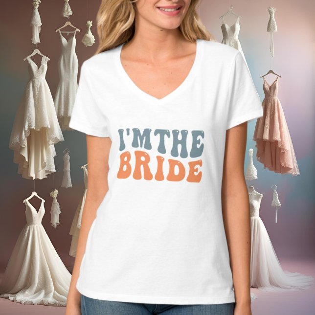 T-shirt Cute Bride mariage mot art (Créateur téléchargé)