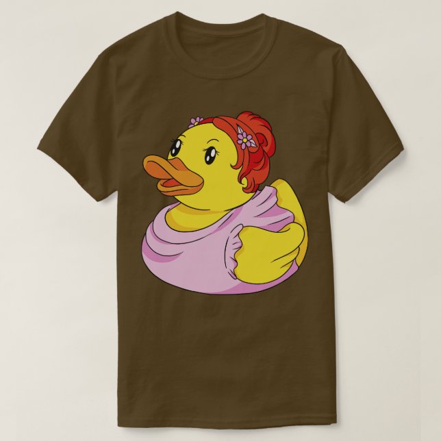 T-shirt Cute Bridesmaid Rubber Ducky (Design devant)