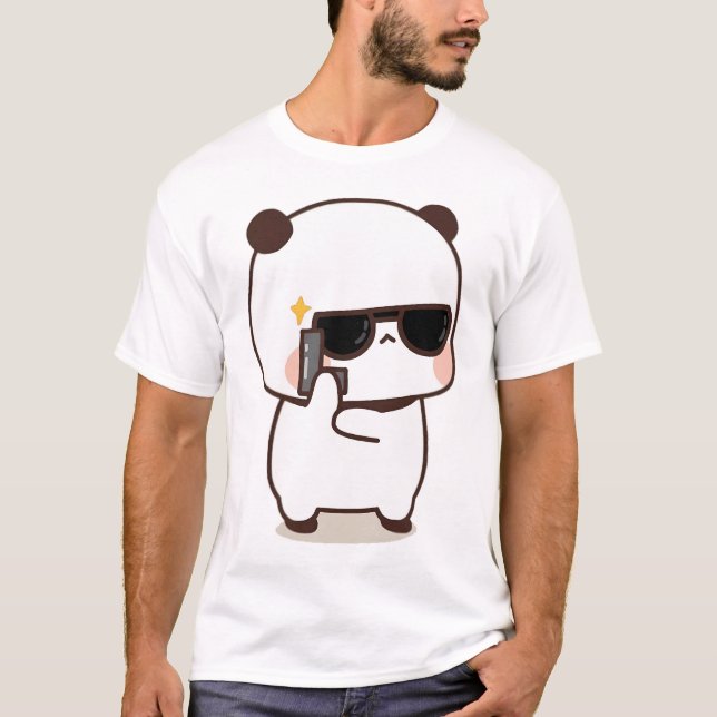 T-shirt Cute Bubu Gunner Comme Agent Spy (Devant)