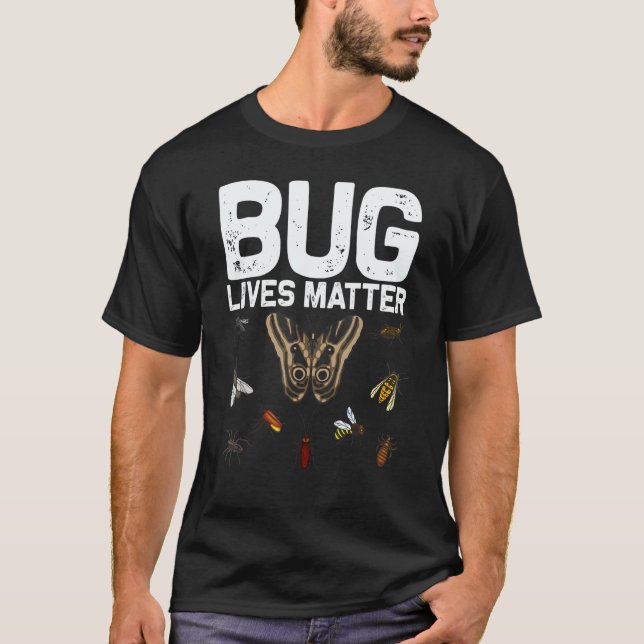T-shirt Cute Bug For Boys Girls Kids Insect Entomology (Devant)