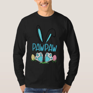 T-shirt Cute Bunny Ears Pâques Pawpaw Correspondant Chasse