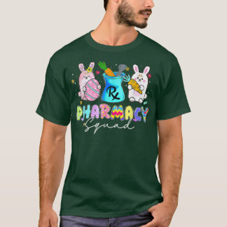 T-shirt Cute Bunny Pharmacy Squad Happy