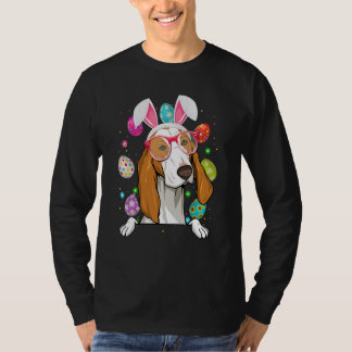 T-shirt Cute Bunny Porcelain Dog Face Easter Eggs Easter D