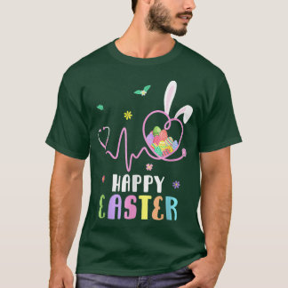 T-shirt Cute Bunny With Bandana Heart Glasses Bubblegum Ea