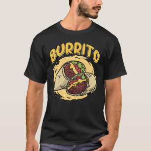 T-shirt Cute Burrito Taquito pour la cuisine mexicaine