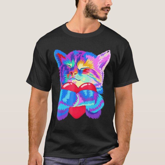T-shirt Cute Ca Cat T Cat Ar Chat Propriétaire 1 (Devant)