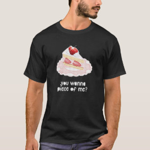 T-shirt Cute Cake Pixel Art Ironique Sarcastique Drôle Dir