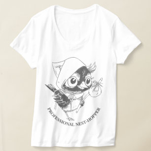 T-shirt Cute Calimero "Professional Nest-Hopper"