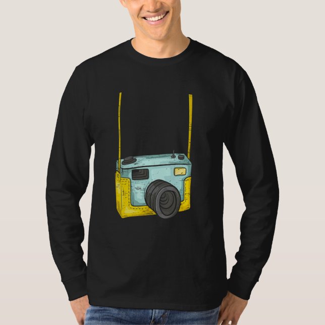 T-shirt Cute Camera Camera Lover Photojournalist (Devant)