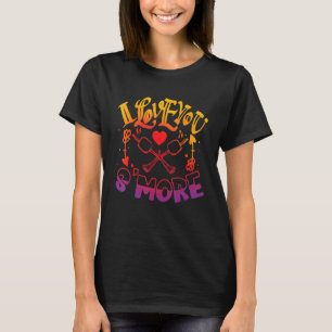 T-shirt Cute Camping I Love You S'more Men Women Kids
