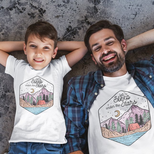 T-shirt Cute Camping Voyage en famille (Créateur téléchargé)