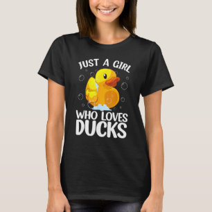 T-shirt Cute Canard Art Pour Filles Femmes Enfants Jeunes