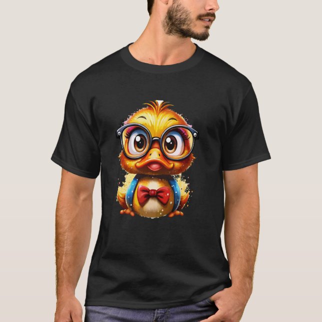 T-shirt Cute Canards Canards Canards Bain Canard Quacking (Devant)