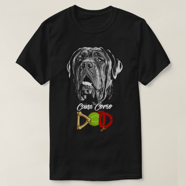 T-shirt Cute Cane Corso Papa (Design devant)