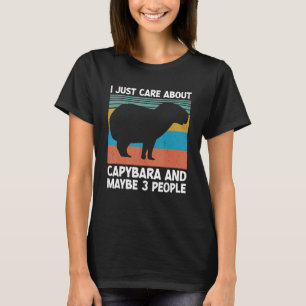 T-shirt Cute Capybara animal aquatique rongeur animal anim