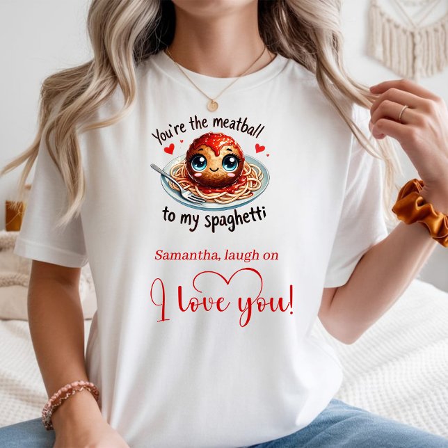 T-shirt Cute Cartoon Food Custom I Love You Gift T Shirt (Cute Cartoon Food Custom I Love You Gift T Shirt)