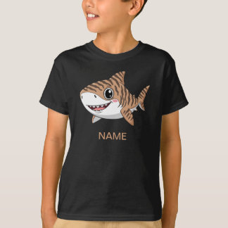 T-shirt Cute Cartoon Tiger Shark Baby Bodysuit