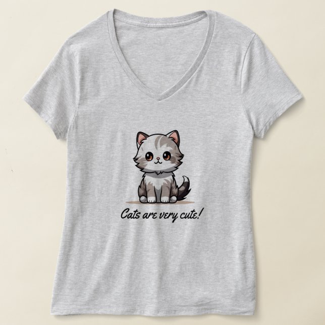 T-shirt Cute Cat (Poser)