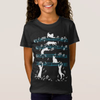 Cute Cat Kitty Jouer de la musique Note