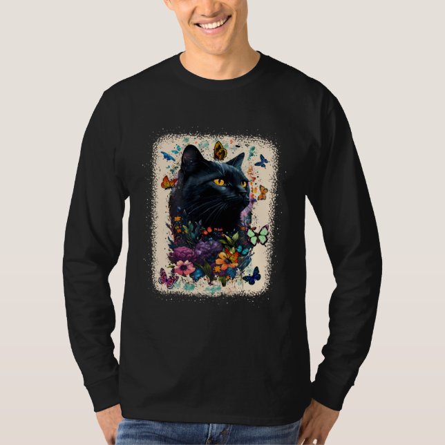 T-shirt Cute Cat Motifs Cat  Idea For Men And Women (Devant)
