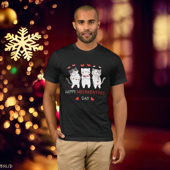 T-shirt Cute Cat Valentine's Day Kitty Citation Design (Créateur téléchargé)