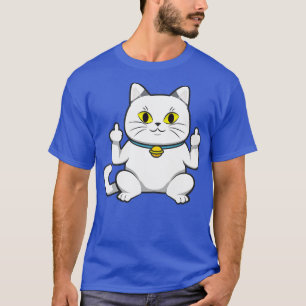 T-shirt Cute Cat Vous Montre Le Doigt Moyen