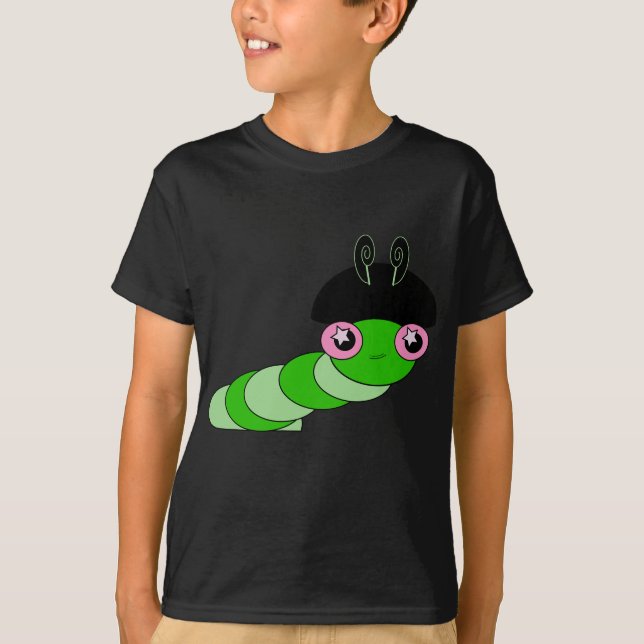 T-shirt Cute Caterpillar (Devant)