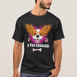 T-shirt Cute Cavalier King Charles Spaniel Funny Chien Chi