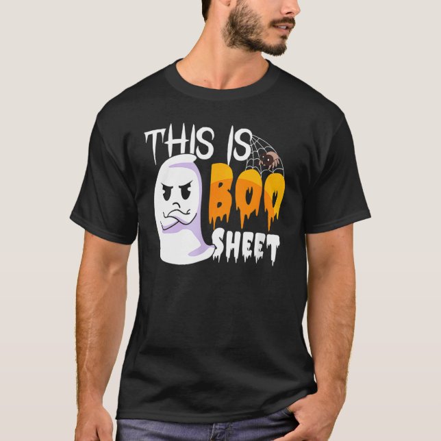 T-shirt Cute Ceci Est Boo Sheet Halloween Ghost Party 2 (Devant)