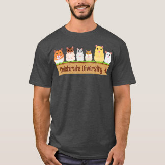 T-shirt Cute Celebrate Diversity Propriétaires d'animaux d