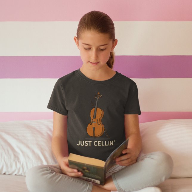 T-shirt Cute Cellist Musicien fille Anniversaire Gag (Créateur téléchargé)
