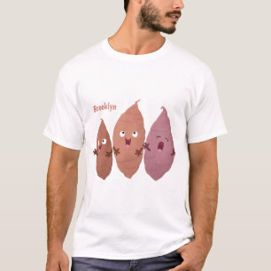 T-shirt Cute chantant des patates douces caricaturales lég