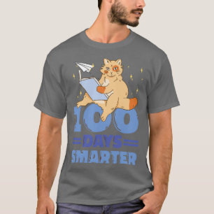 T-shirt Cute Chat 100 Jours plus intelligent