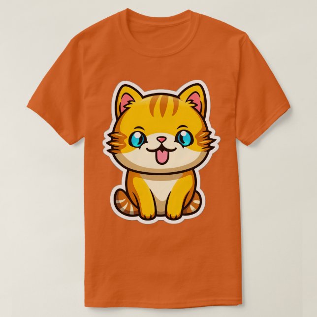 T-shirt Cute Chat 33 (Design devant)