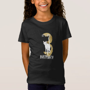 T-Shirt Cute Chat 3ème anniversaire avec des enfants de ty