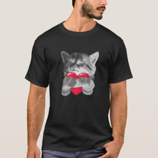 T-shirt Cute Chat Amoureux des chats Chat Art Chat Proprié