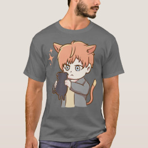 T-shirt Cute Chat Anime Otaku Girl Esthétique Japon Cultur