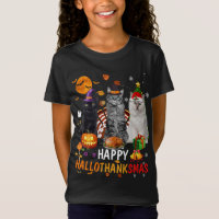 Cute Chat Halloween Joyeux Noël Joyeux Hallothan