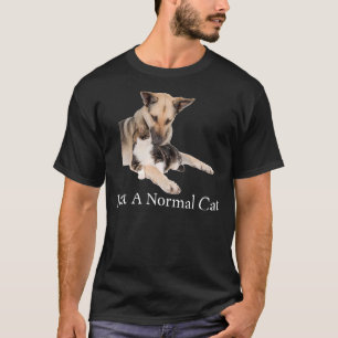 T-shirt Cute Chat Juste Une Normale Chat Chien chaton Art