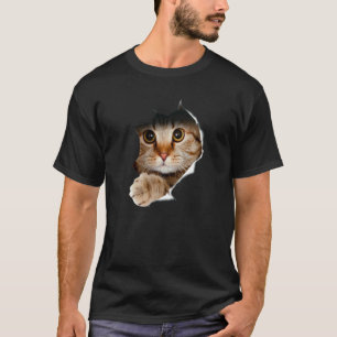 T-shirt Cute Chat Pour Kittens Coloré Kitty Adoption