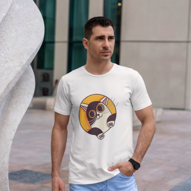 T-shirt Cute Chat Vue (Créateur téléchargé)