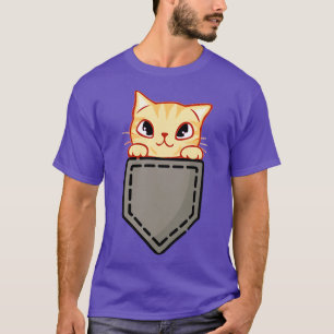 T-shirt Cute chaton Chat en poche J'aime chats 4