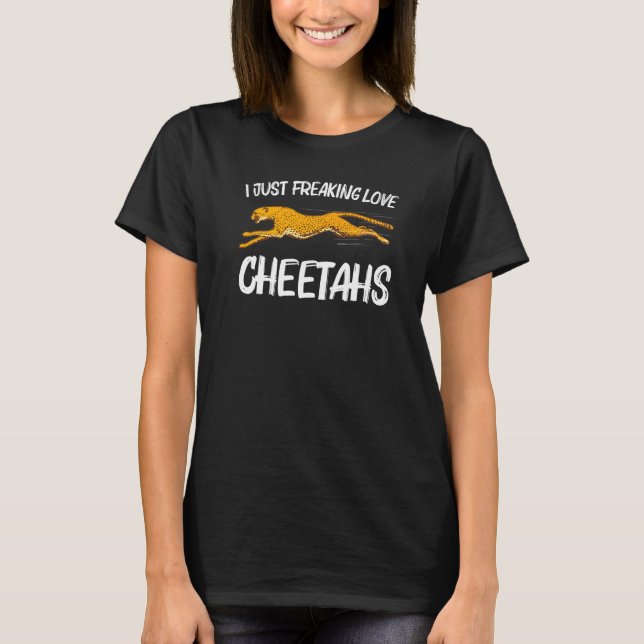 T-shirt Cute Cheetah For Men Women African Safari Wildlife (Devant)