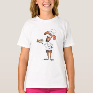 T-shirt Cute chef de chien Whimsical