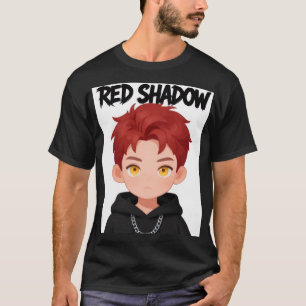 T-shirt Cute Chibi Cheveux Rouges Garçon Streetwear Anime 