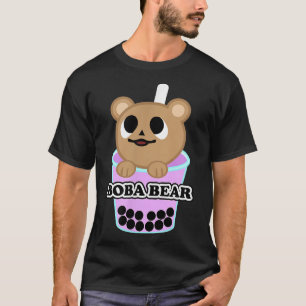 T-shirt Cute Chibi Kawaii Ours animal Boba Tea Anime Bubbl
